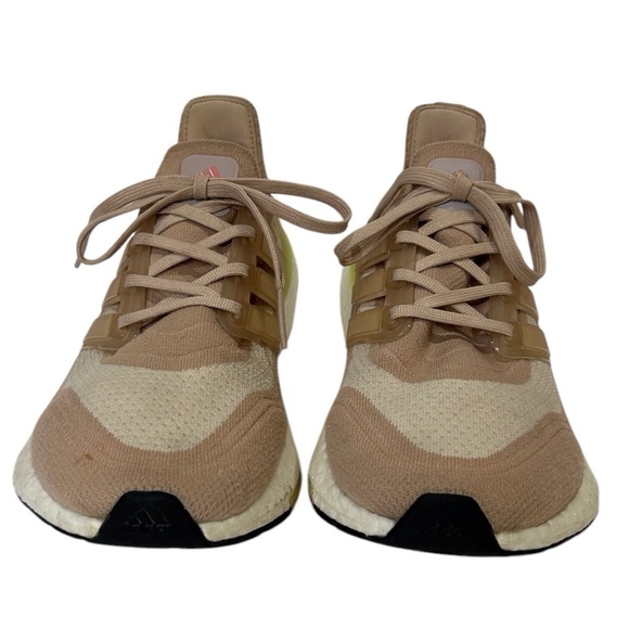 Adidas Running Shoes Women's Ultraboost 21 Ash Pearl/Halo Ivory Size-9.5 EUC - Picture 4 of 11